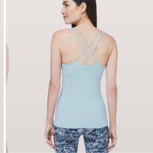 Lululemon light blue tank size 4